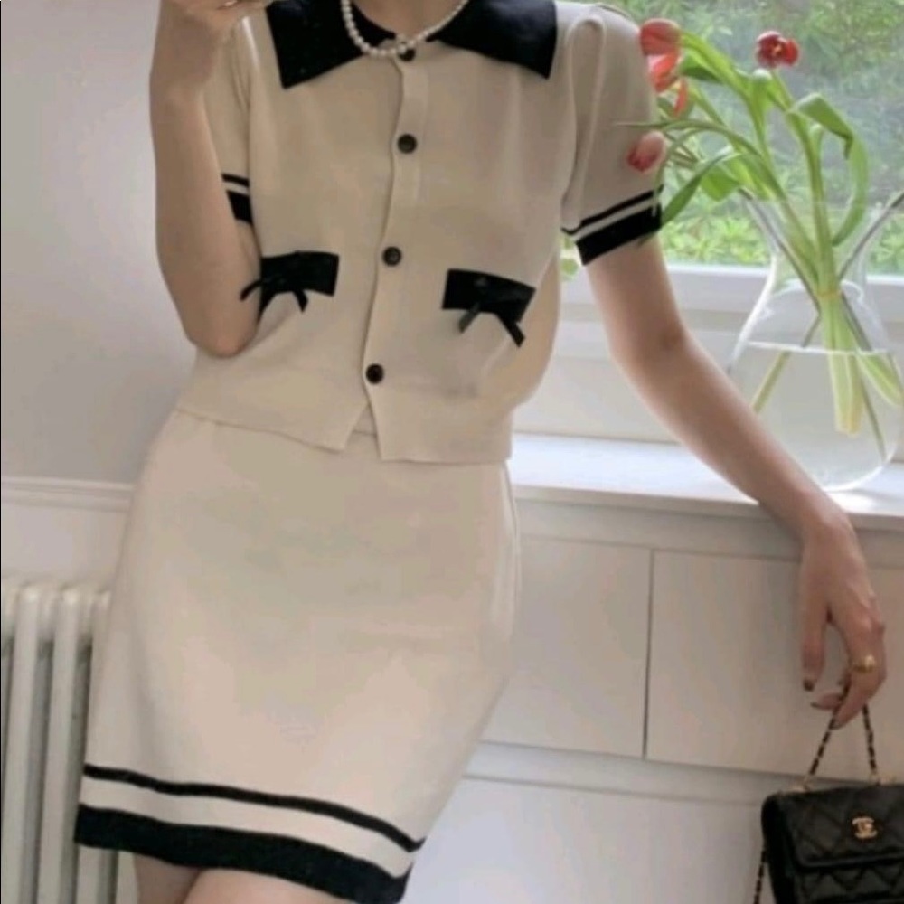Knitted top and skirt - Picture 1 of 10